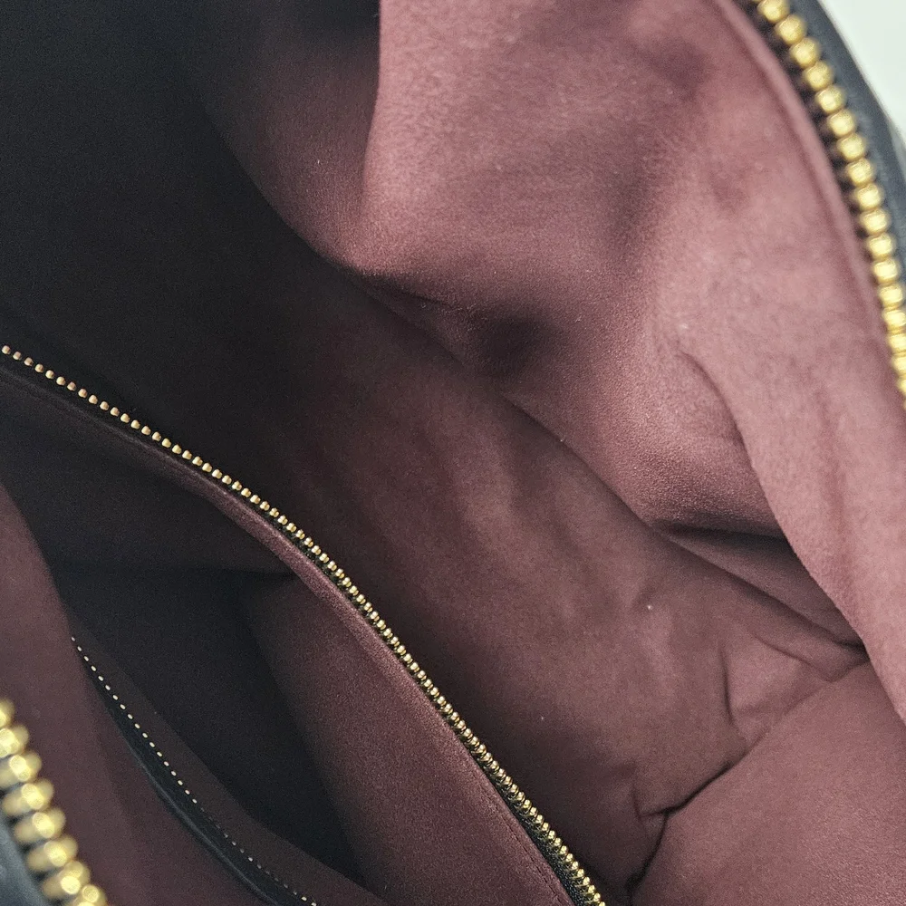 Stella McCartney Alter Nappa Weekend Travel Crossbody Duffle Bag Black Gold - Picture 10 of 13